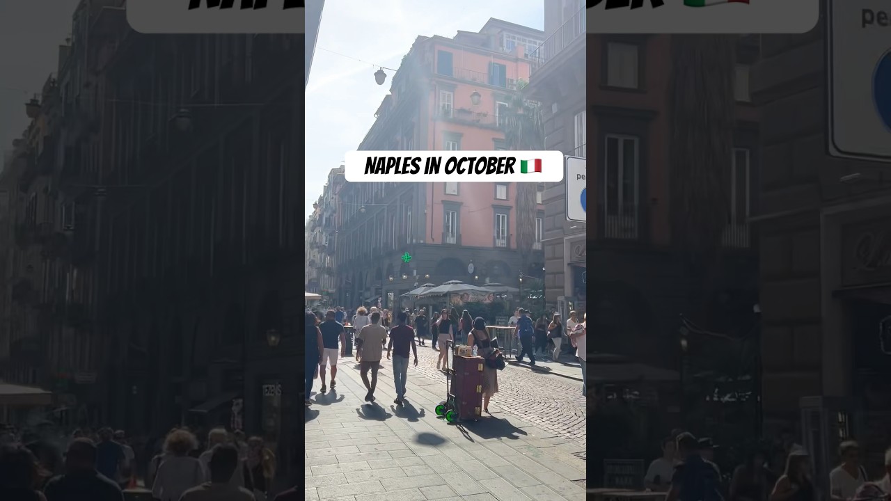 Over tourism In Naples Italy. On a weekday at the least rush hour. #overtourism #naples #italy