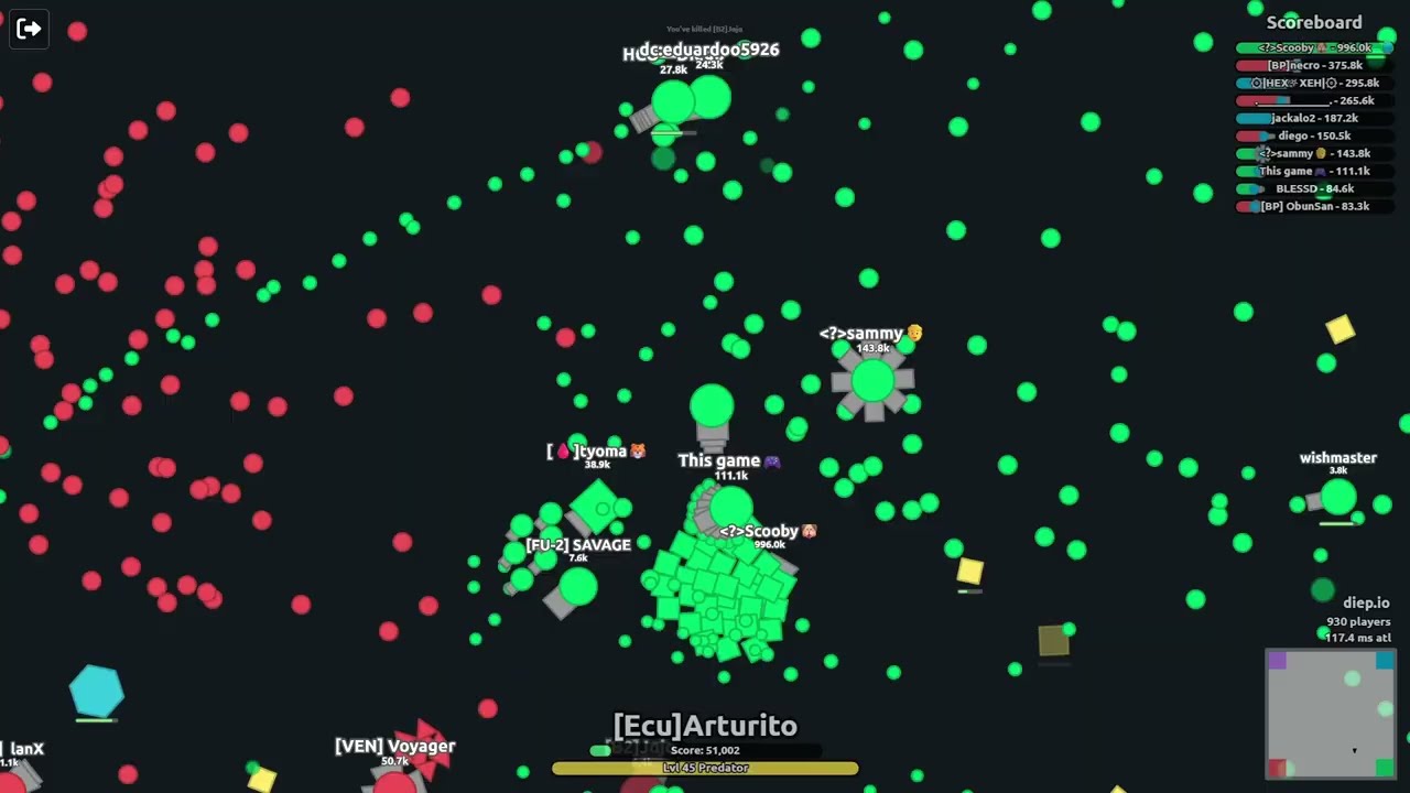 Diep.io | EP. #01 — Sobreviviendo al spam