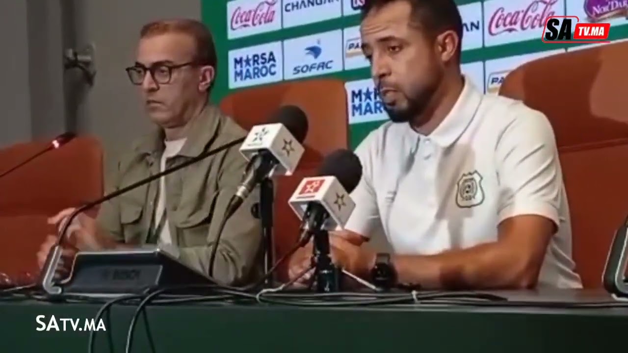  السيعيدي:مدرب الدشيرة ، حاولنا أن نجاري قوة الرجاء  لكن المهارات الفردية وقوة الجمهور كانت فارقة 