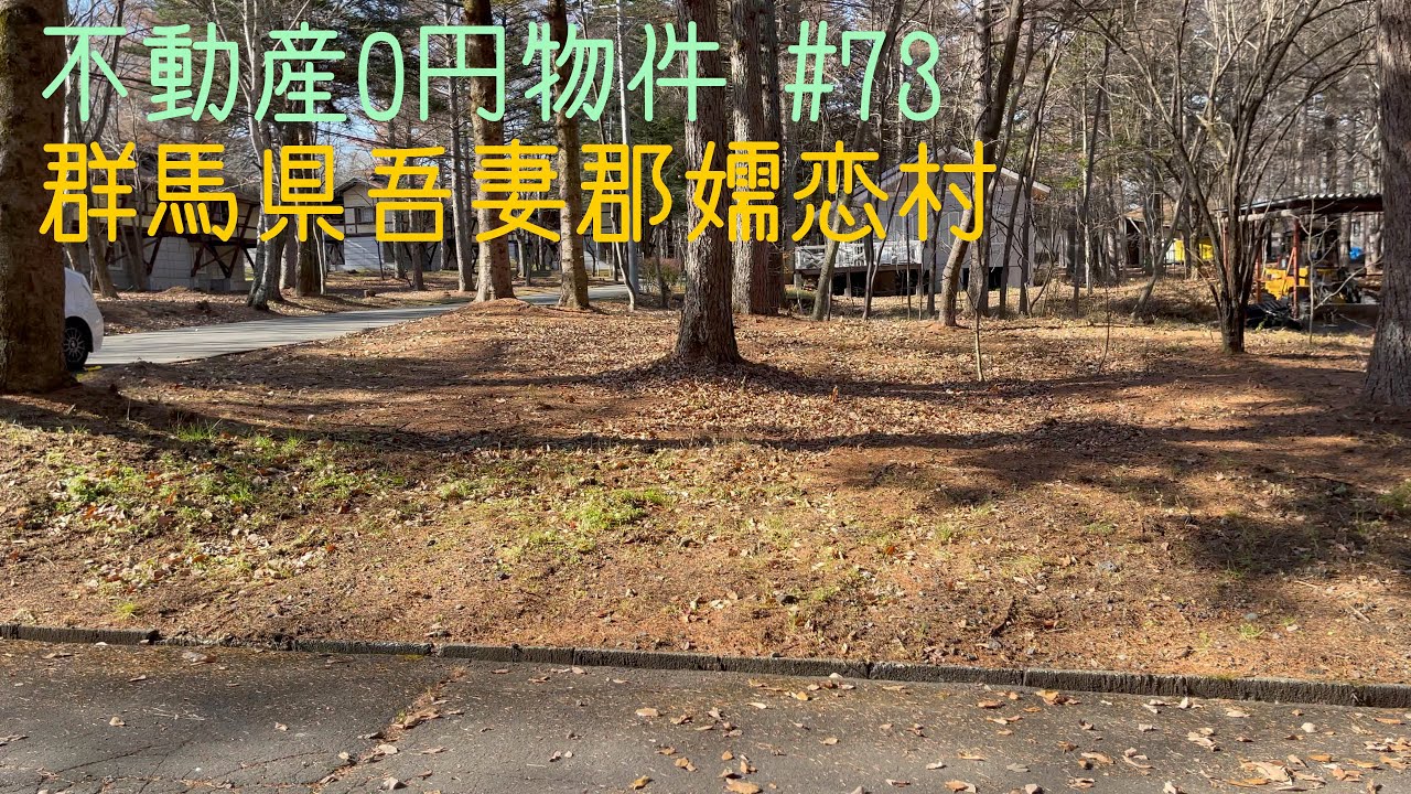 不動産0円物件 #73 群馬県吾妻郡嬬恋村