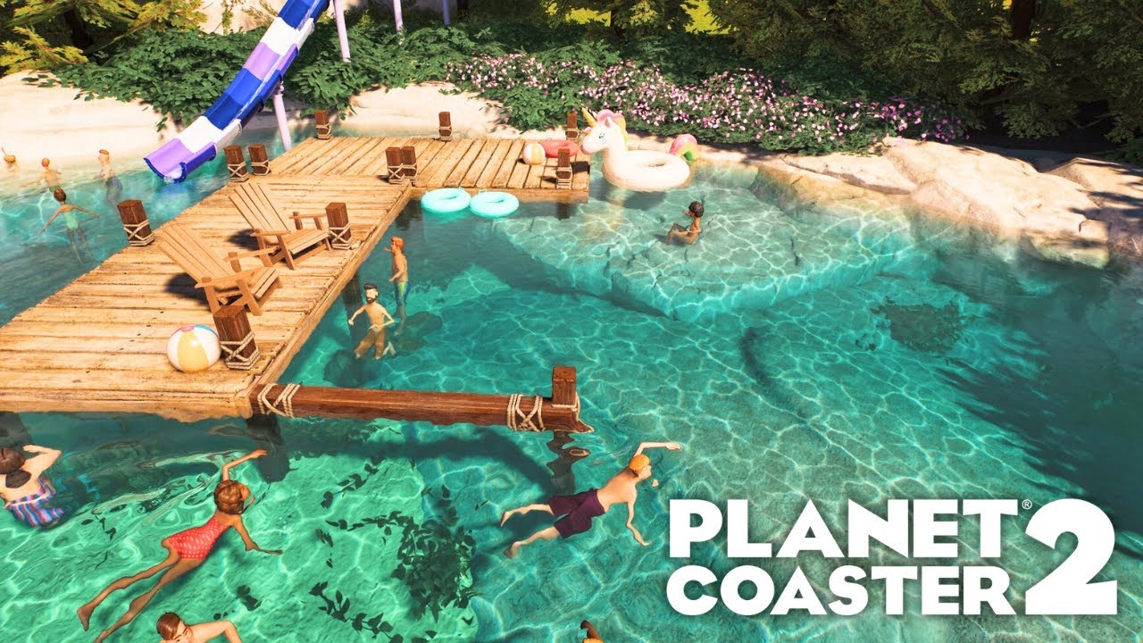 Natural Pool Design | Planet Coaster 2