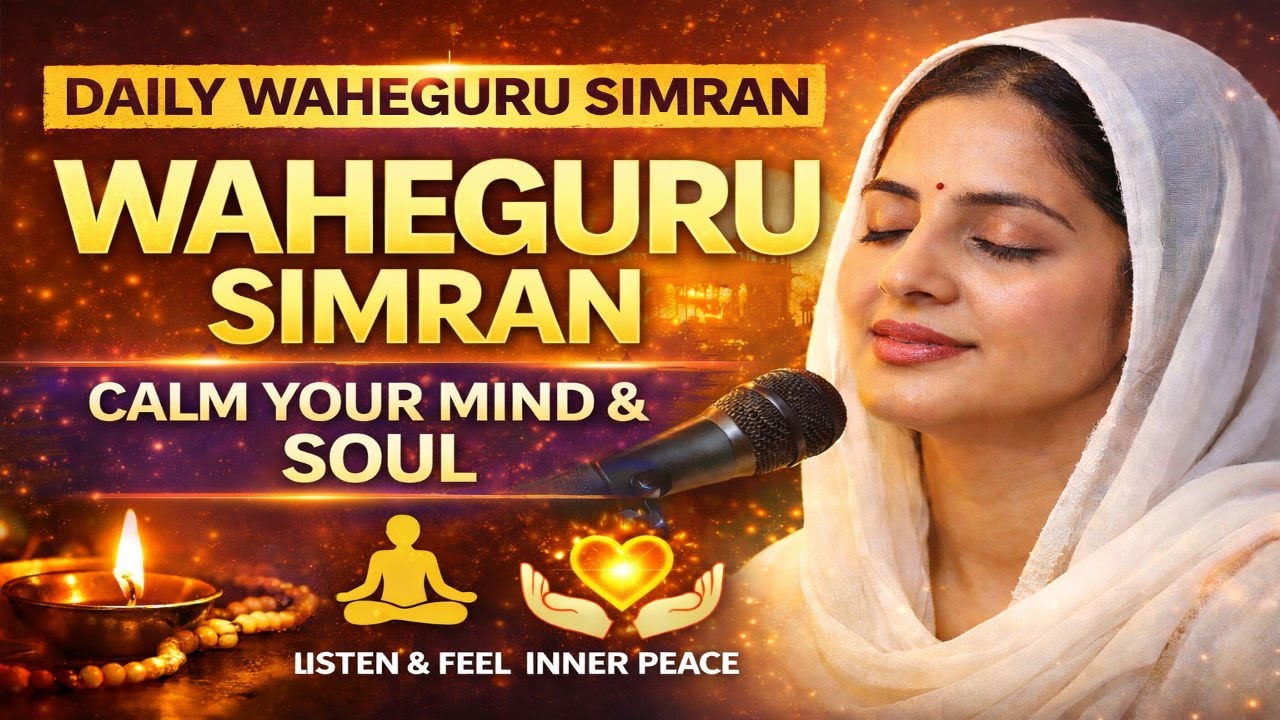ਵਾਹਿਗੁਰੂ ਨਾਮ ਸਿਮਰਨ | Waheguru Naam Jap Meditation | Divine Calm & Healing Simran
