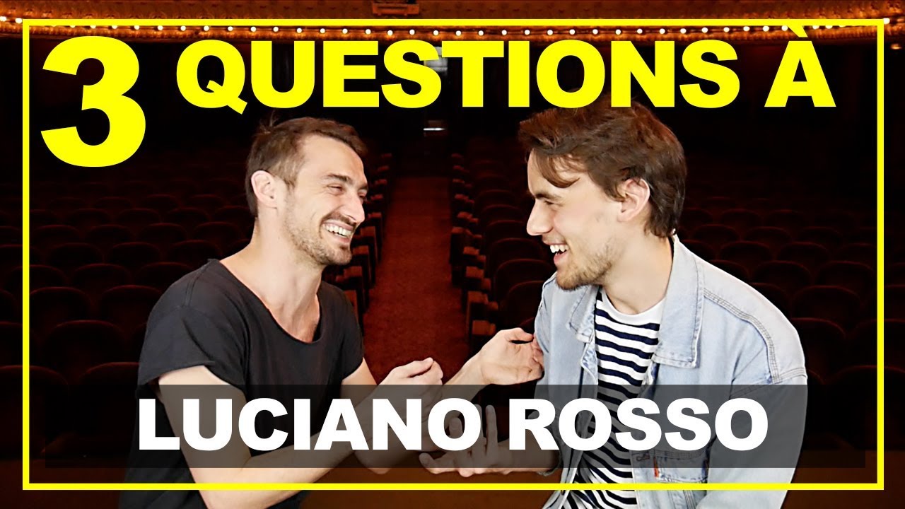 3 QUESTIONS TO LUCIANO ROSSO (Un Poyo Rojo) | RONAN AU THÉÂTRE
