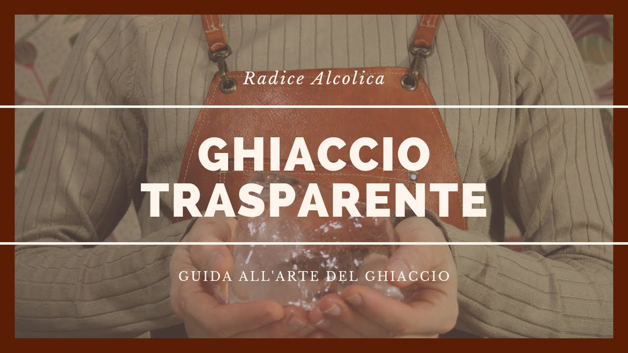 Ghiaccio trasparente in casa e al bar ||