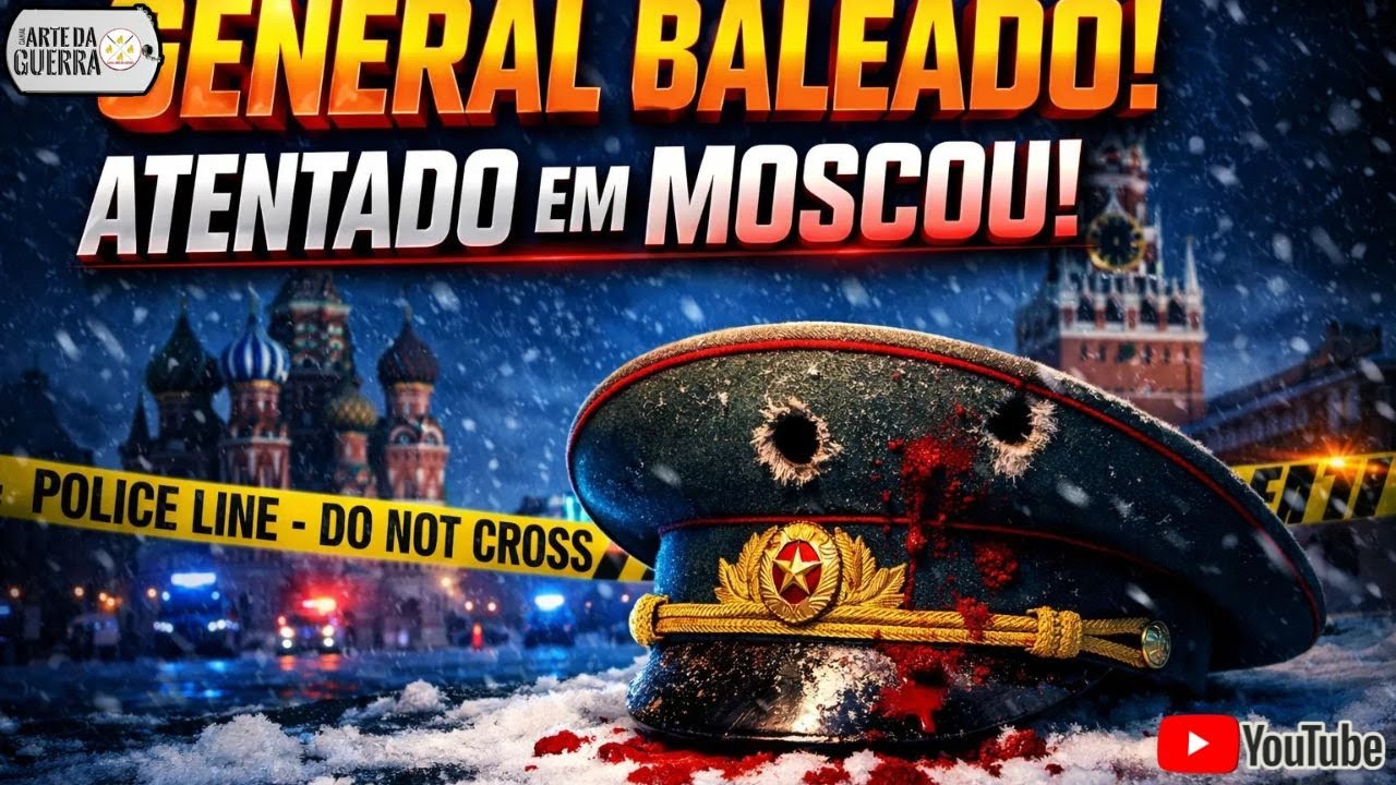 General Russo Baleado Várias Vezes em Moscou