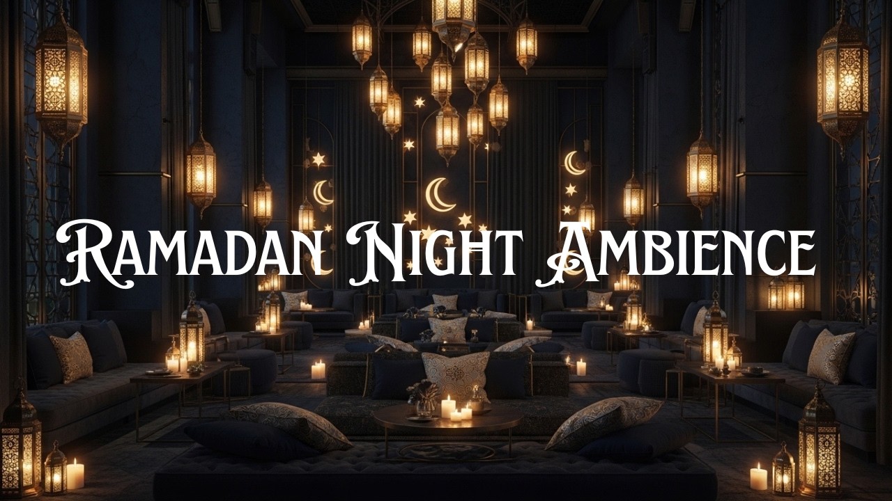 Ramadan Night Ambience 🌙 Warm Lantern Glow & Peaceful Vibes