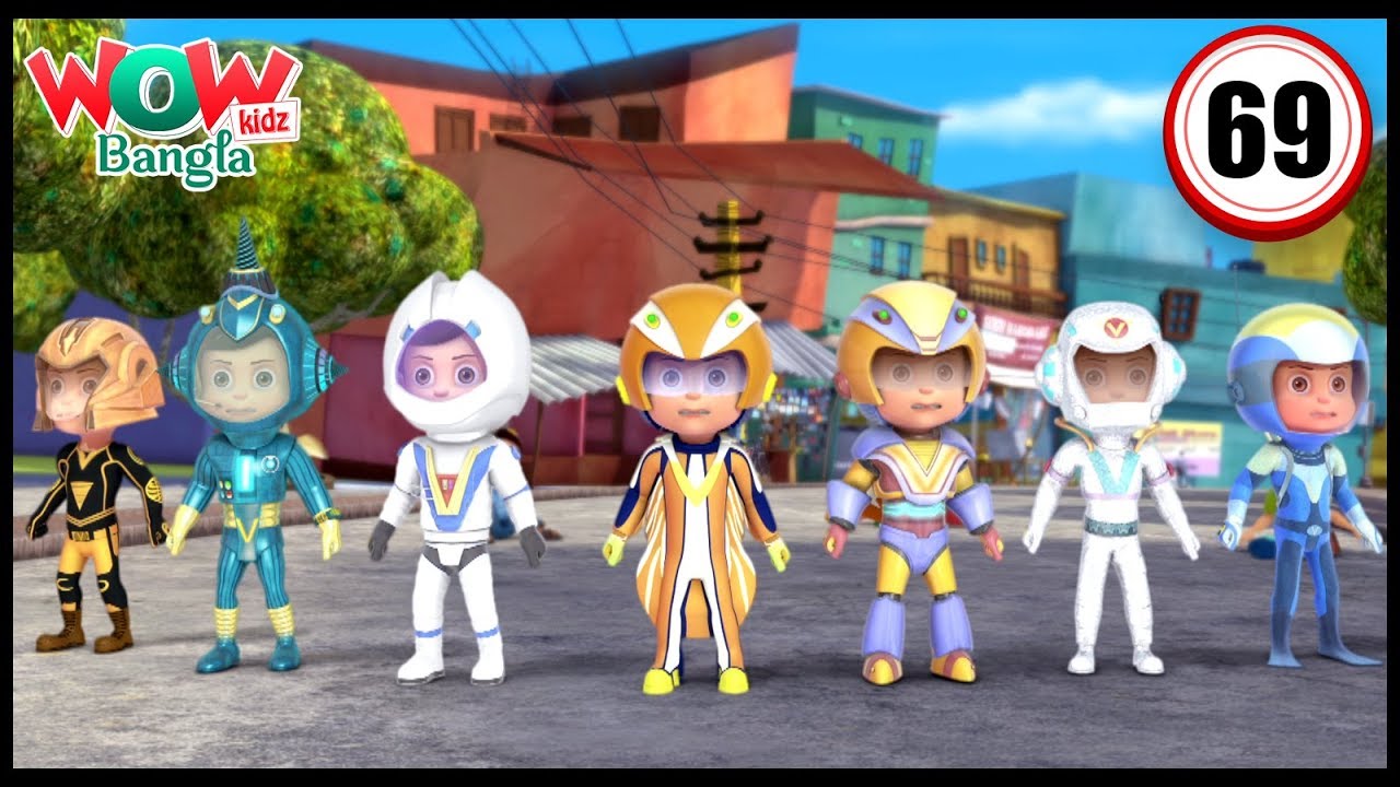 Dangerous Seven Part 01 | Vir: The Robot Boy | Bengali stories | Bangla Cartoons | Wow Kidz Bangla