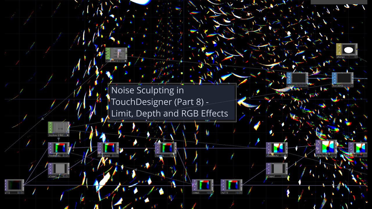 Noise Sculpting in TouchDesigner (Part 8) - Abstract Particle Structures