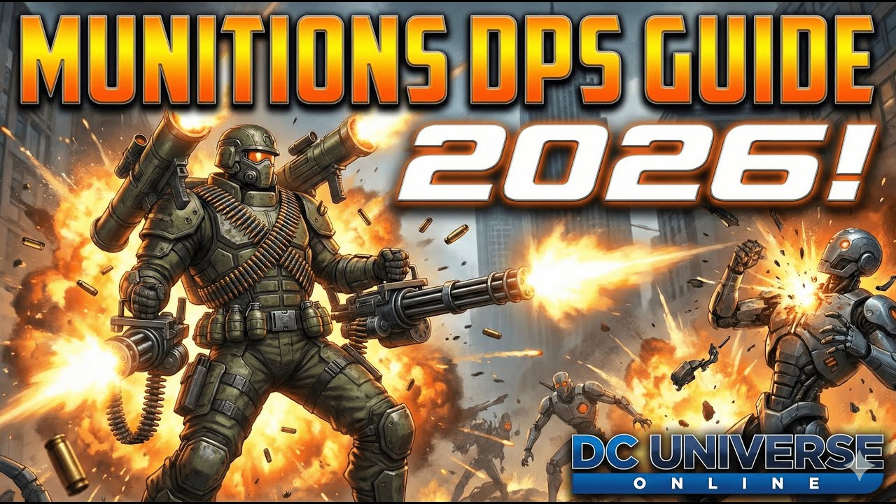 DCUO Munitions Dps Guide! Grab The Choppa