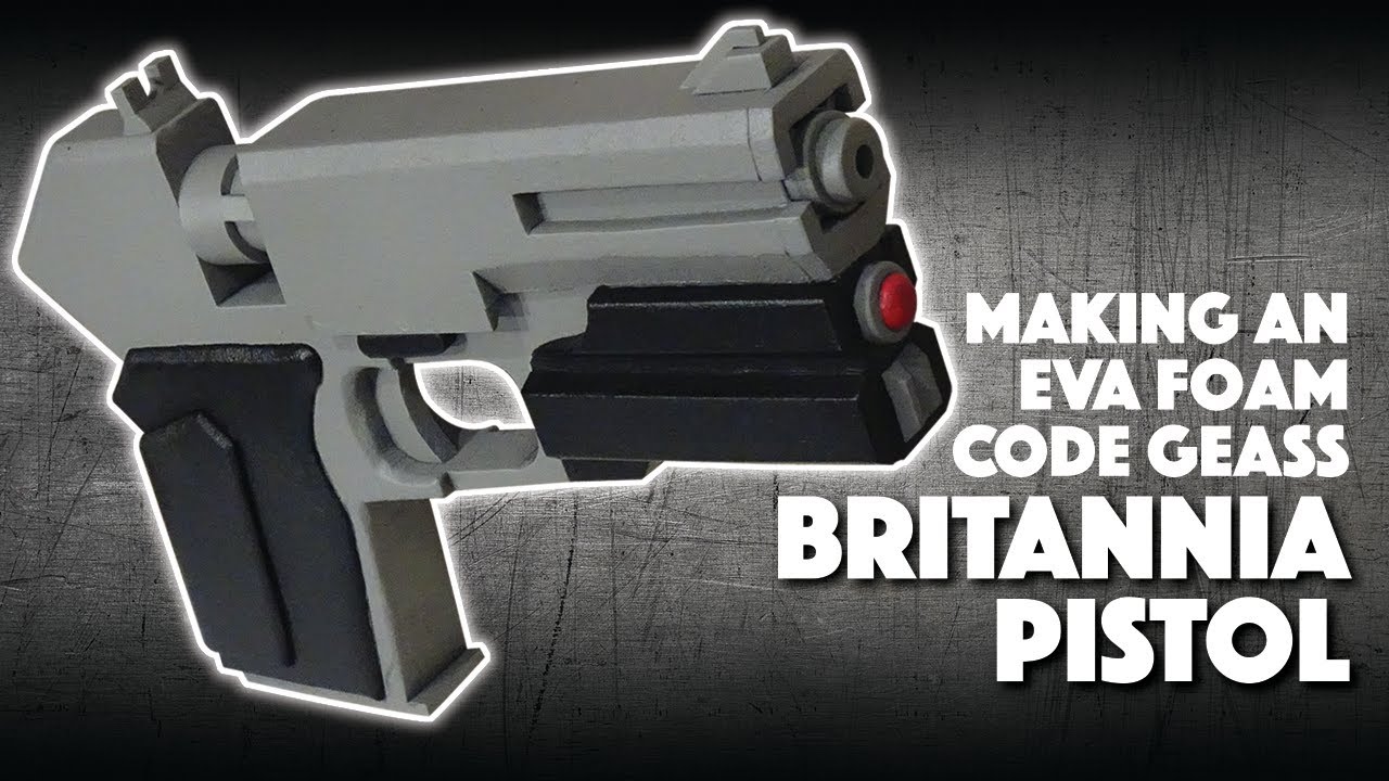 Изготовление пистолета «Код Гиас» из пены ЭВА