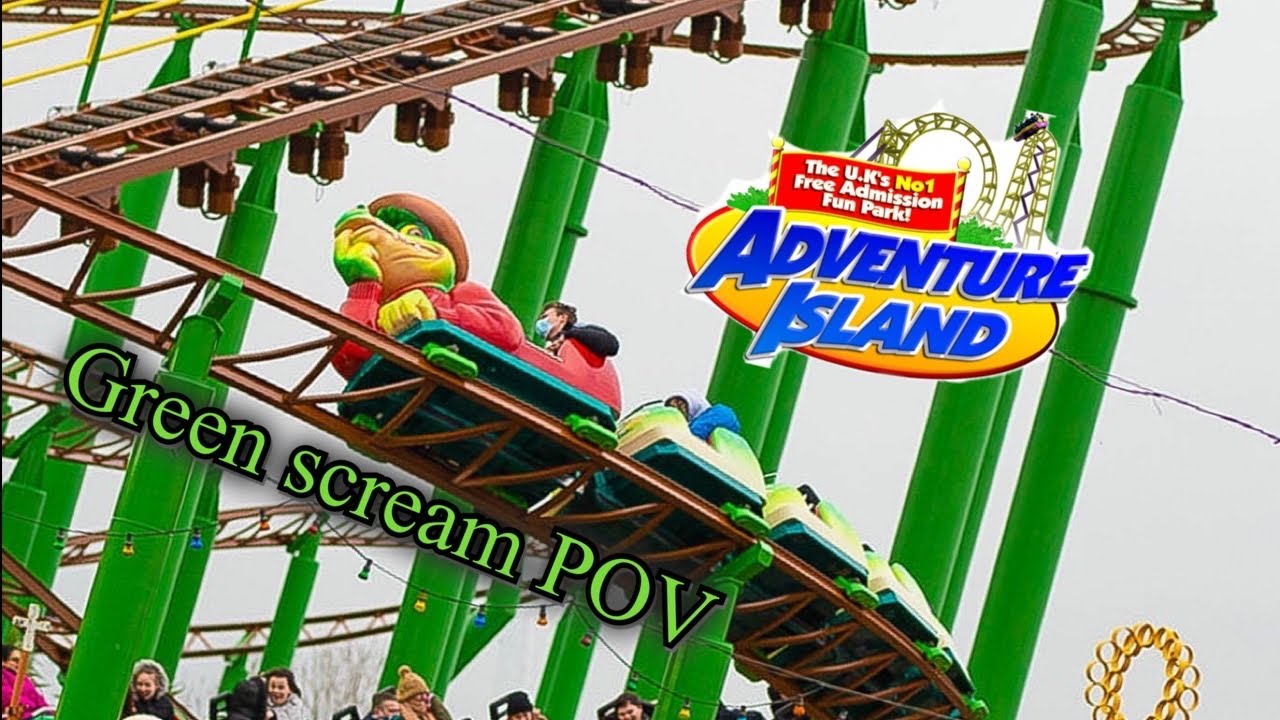 Green scream POV-Theme park bot