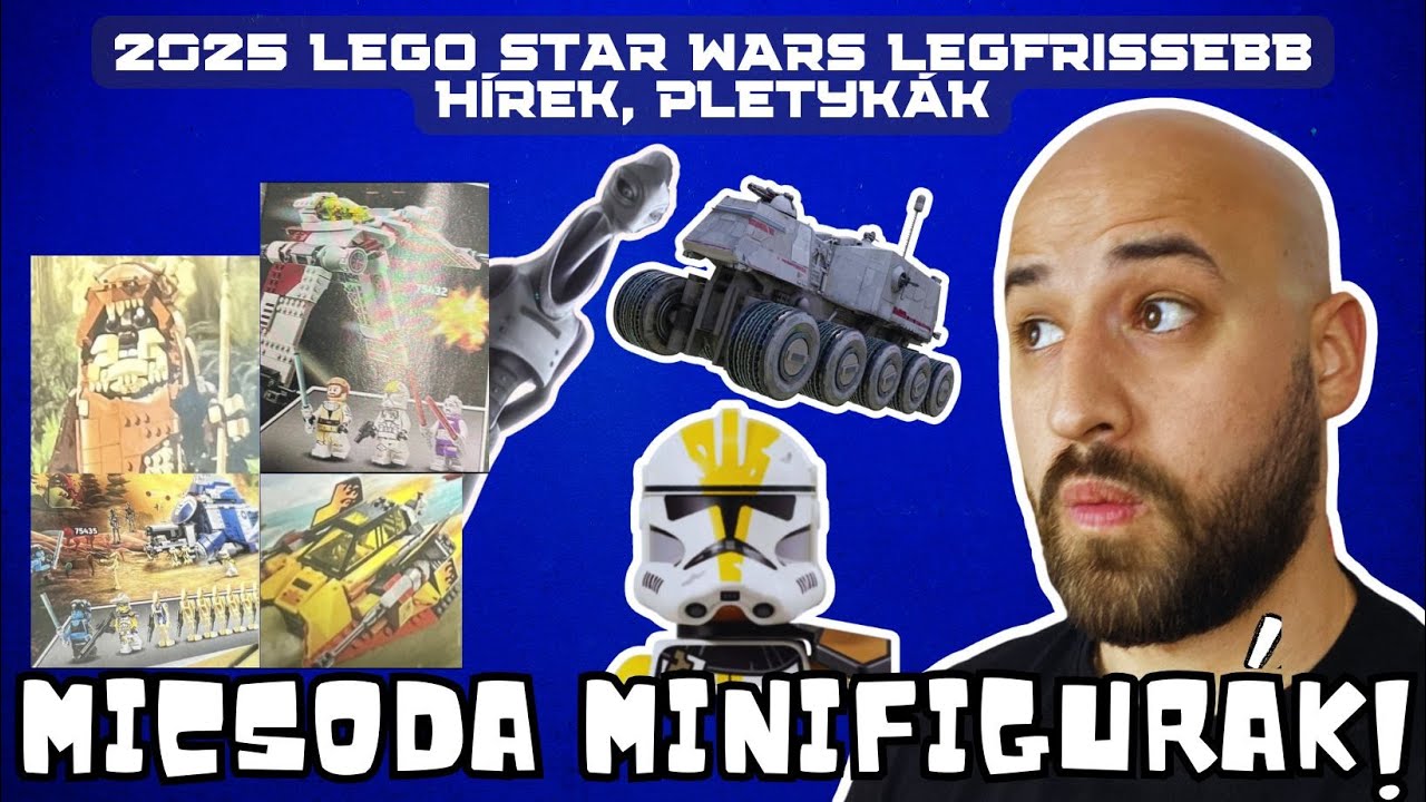 VÉGRE JÓ MINIFIGURÁK! - Friss 2025 Lego Star Wars hírek, leak-ek
