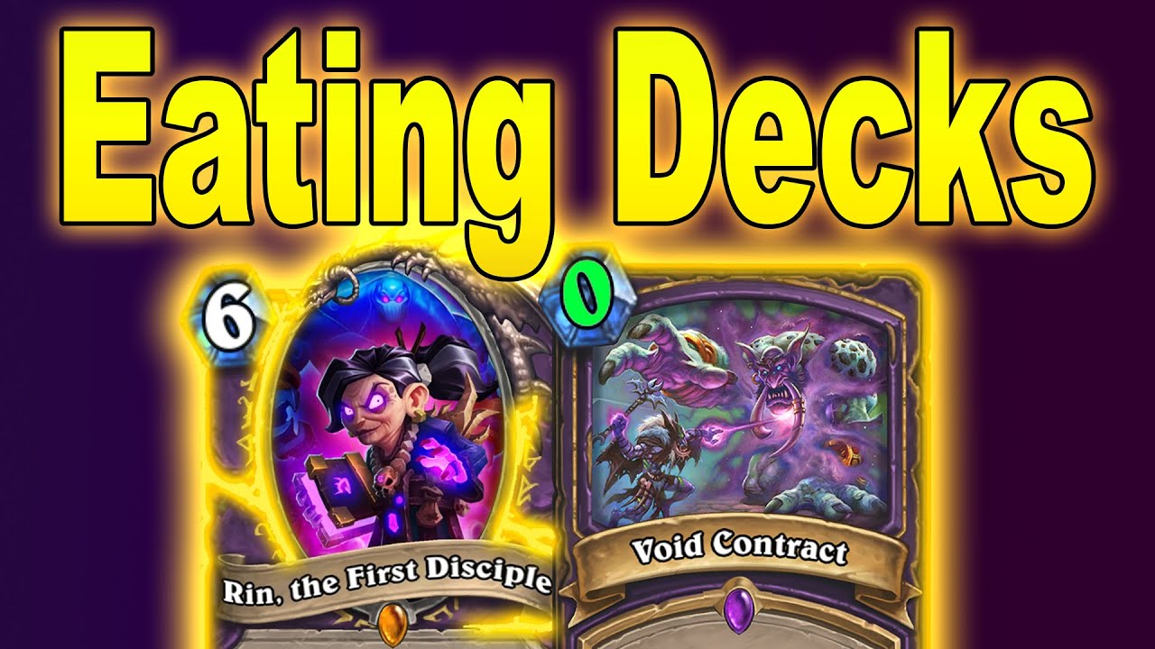Rin Void Contract Quest Warlock Eats Decks For Breakfast! Castle Nathria Mini-Set | Hearthstone