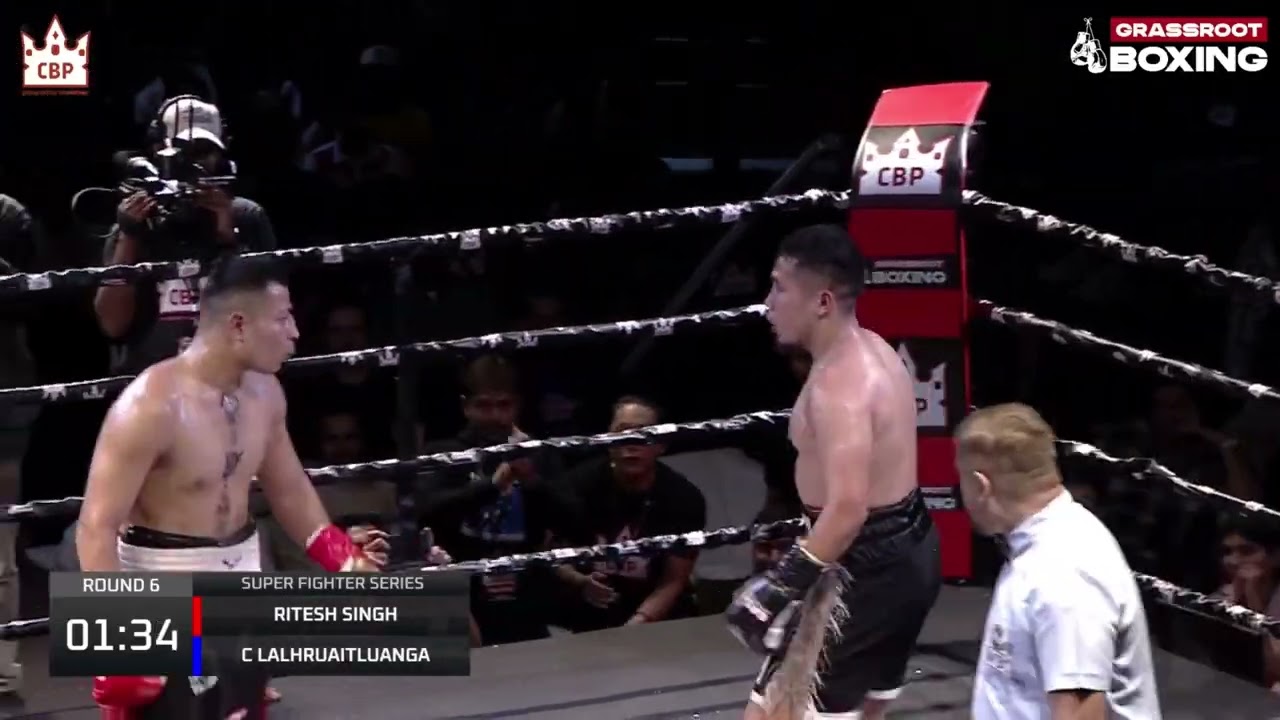 Ritesh Singh Bisht Full Boxing Fight Round 6 / WBC Indian Title Holder / Title Boxing Fight Series 😱
