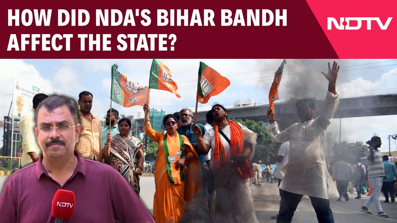 Bihar Bandh News | NDA Calls Bihar Shutdown Over Comments on PM Modi, His Mother