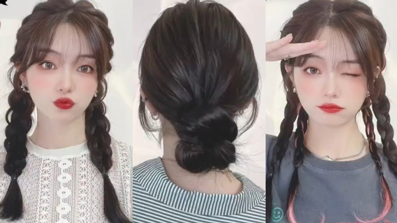 🔥Quick & Easy Hairstyle Tutorial*Best Braid Korean style for girls