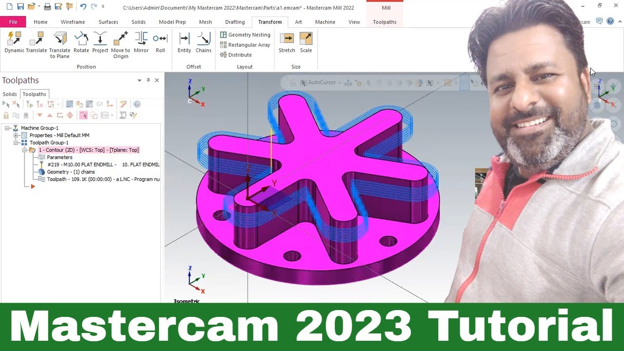 Mastercam Tutorial | Mastercam 2023