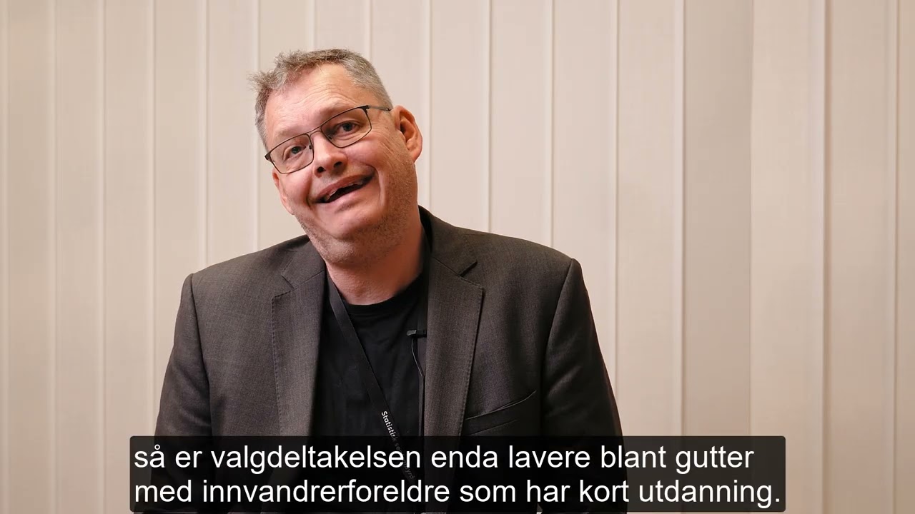 Lav valgdeltakelse blant unge menn i Oslo øst. Øyvin Kleven fra SSB forklarer