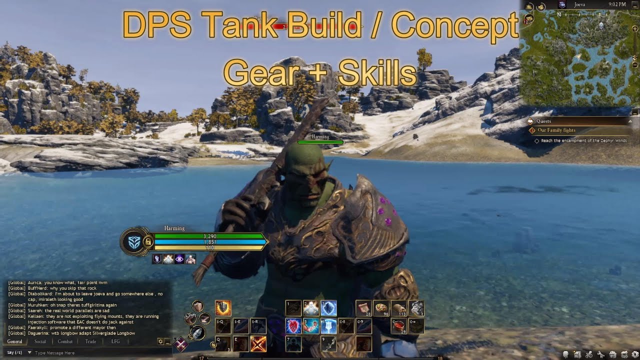 Ashes of Creation - DPS Tank Build Concept