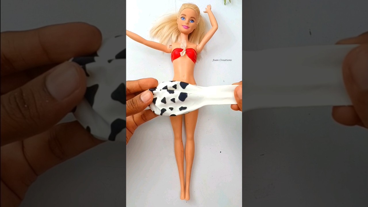 😱DIY Easy doll dress making | Barbie Hacks and Crafts #Barbie #fashion #dress #DIY #joancreations
