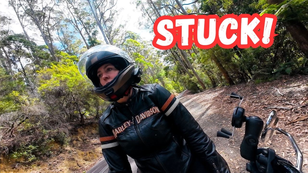 ЗАСТРЯЛ! Проблемы Harley Davidson в Тасманийском кустарнике