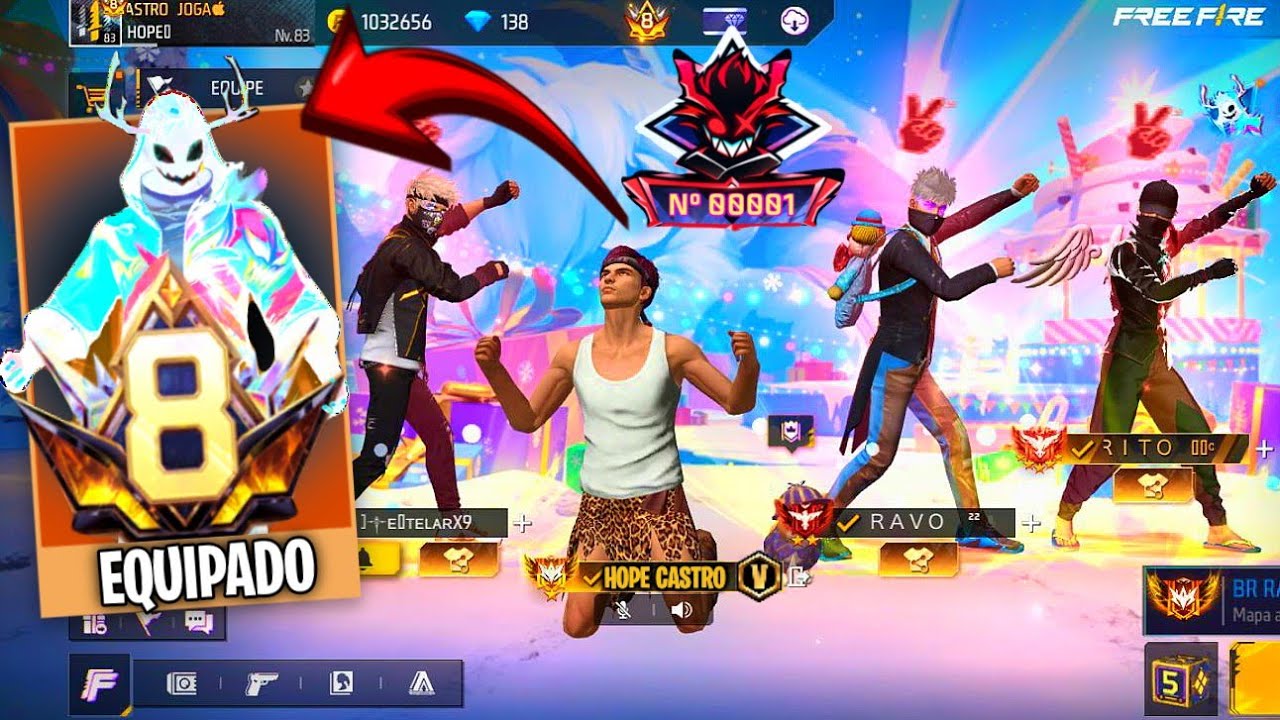 Fingi ser BOOT e usei a NOVA skin PESADELO INQUIETO e IMPRESSIONEI os DESUMILDES no Free Fire! 🤯