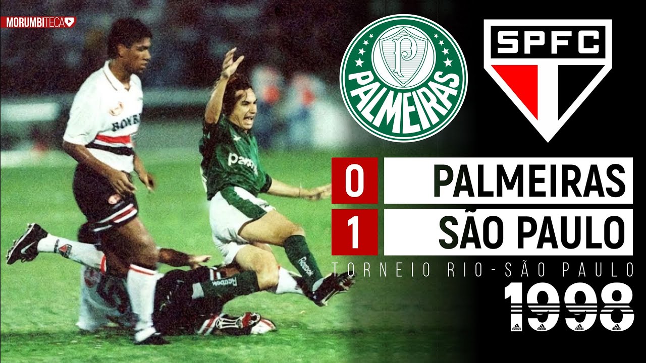 Palmeiras 0x1 São Paulo - 1998 - NA RAÇA E NO TALENTO, VEIO A VAGA PRA FINAL DO RIO SÃO PAULO!