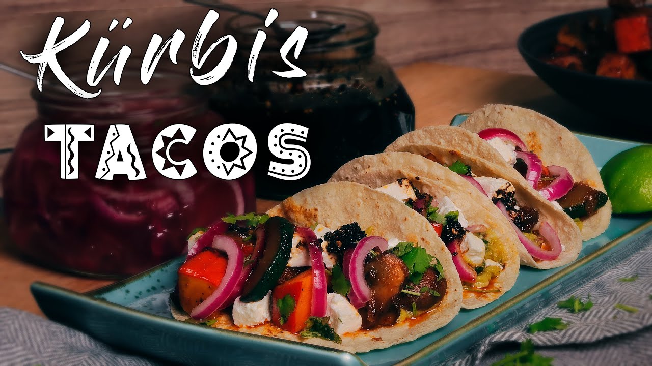 Herbstliche Kürbis Tacos die JEDER nachmachen kann!