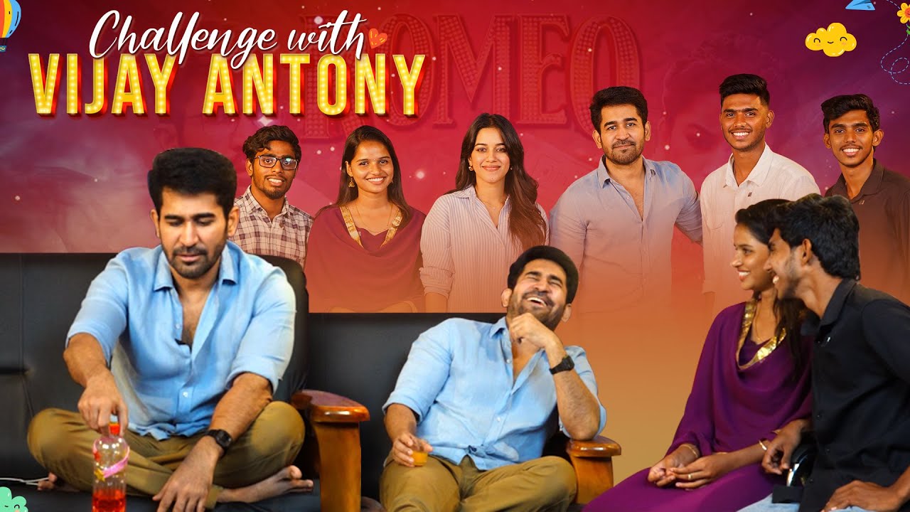 ROMEO CHALLENGE || Vijay Antony & Mirnalini Ravi #movie #challenge #comedy