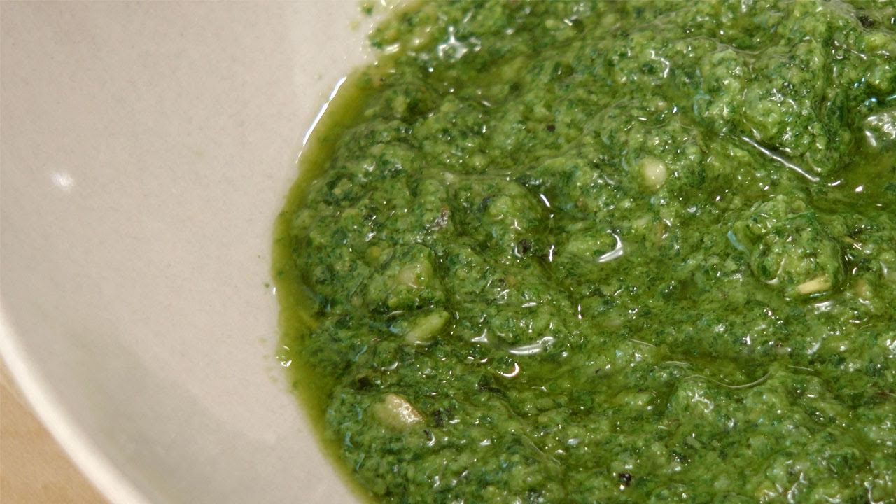 Pesto from Scratch - Recipe by Laura Vitale - Laura in the Kitchen Episode 127