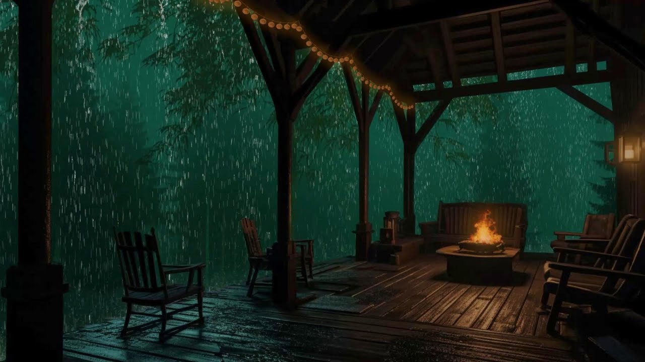 Heavy Rain and Thunderstorm Sounds – Deep Sleep Ambience All Night