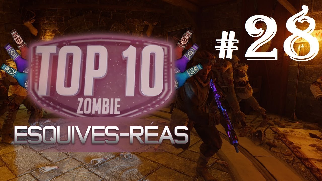 💀TOP 10 Z0MBlES ESQUIVES/REAS #28💀