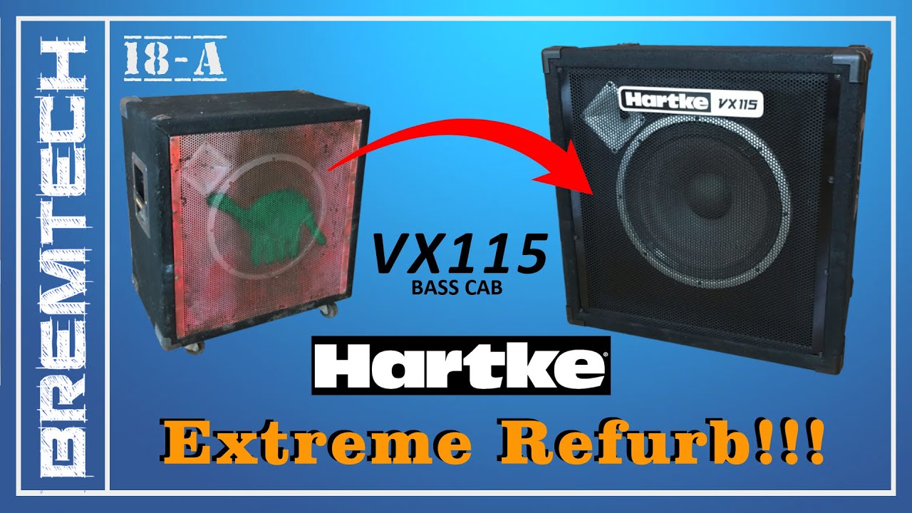 [18-A] Hartke VX115 Repair and Restoration - DIY