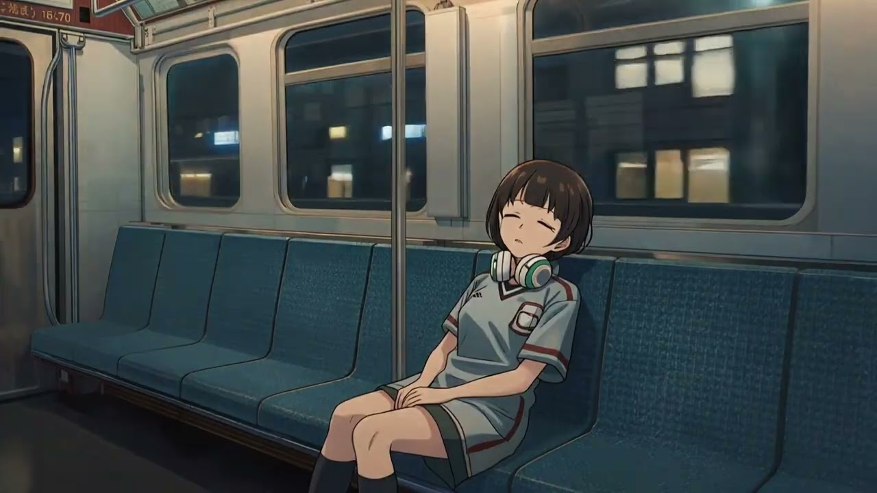【睡眠用BGM】静かな電車でそっと寝落ちする夜