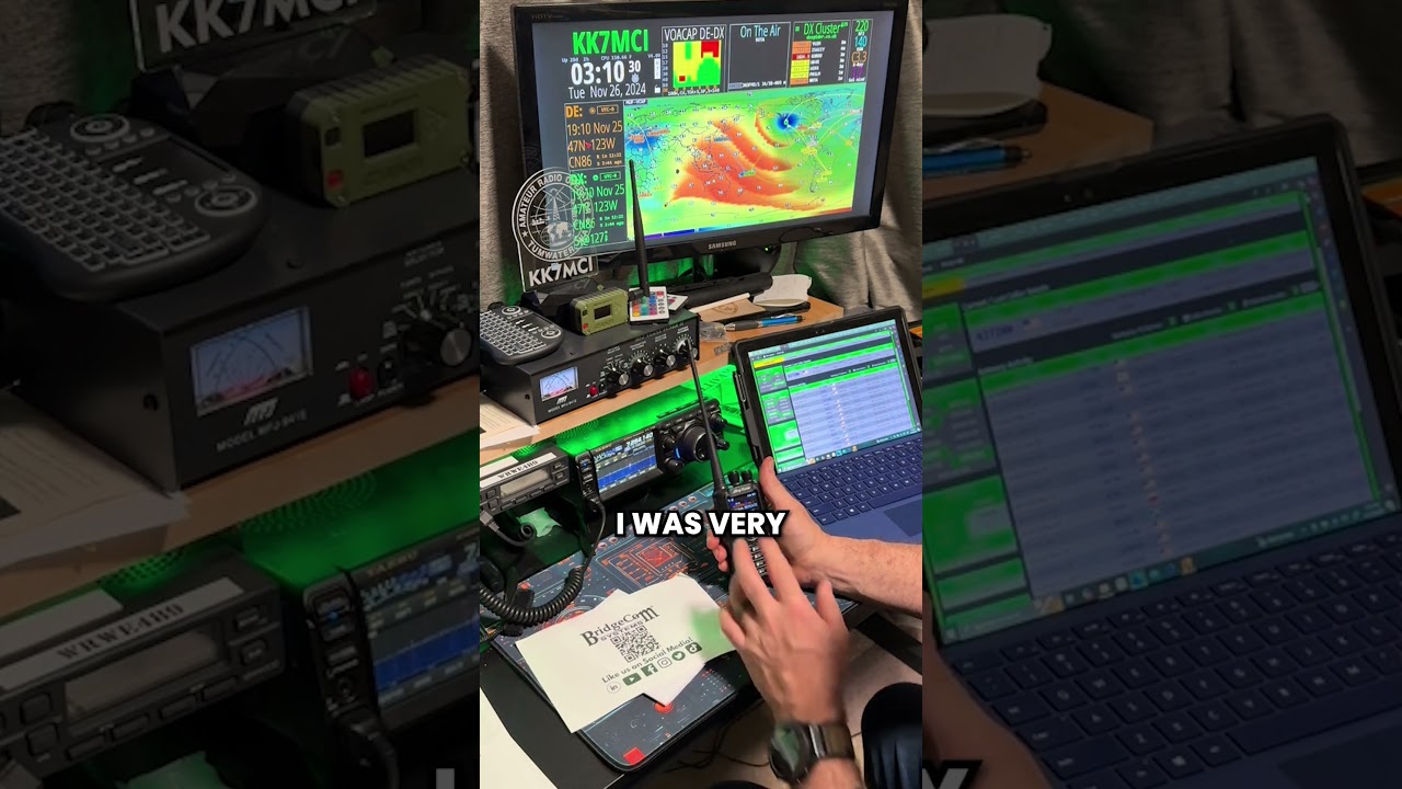 DMR made easy! Hit a repeater 30+ miles away&mdash;no hotspot needed! 🔥📡 #DMR #HamRadio #BridgeCom