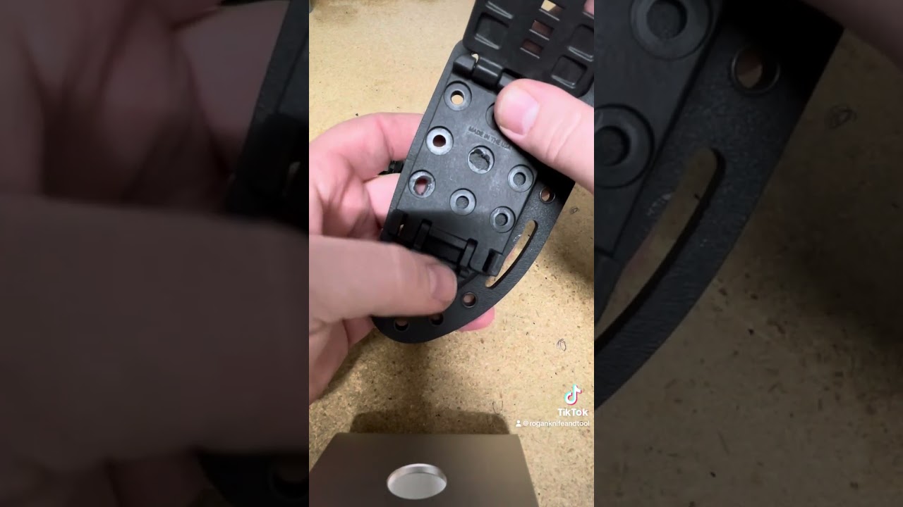 Mounting a tek-lok on our kydex sheaths.