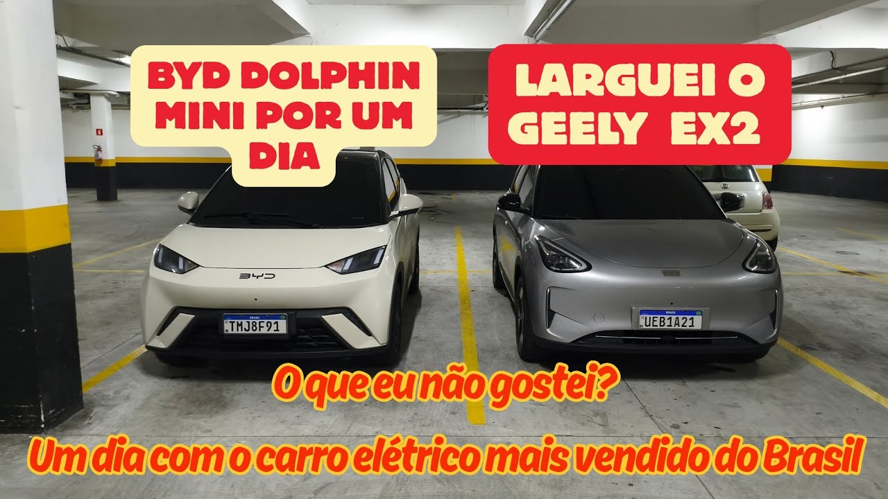 Deixei o Geely Ex2, para andar de BYD Dolphin Mini, será que eu gostei?