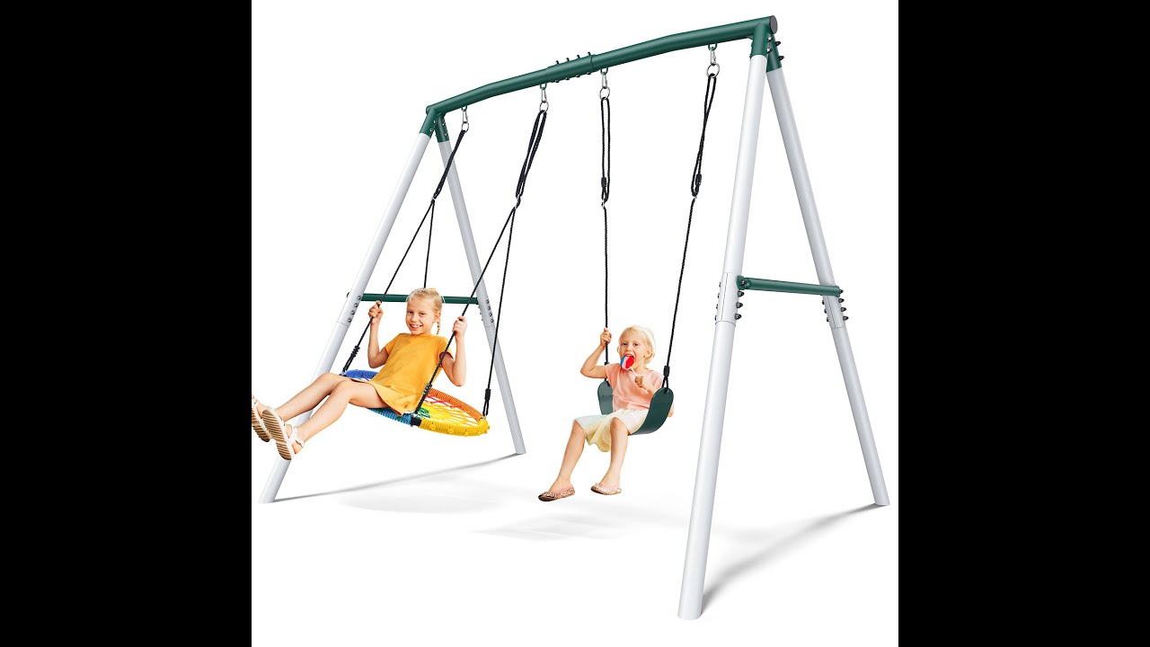 Hapfan 7.5ft Swingset Assembly Video