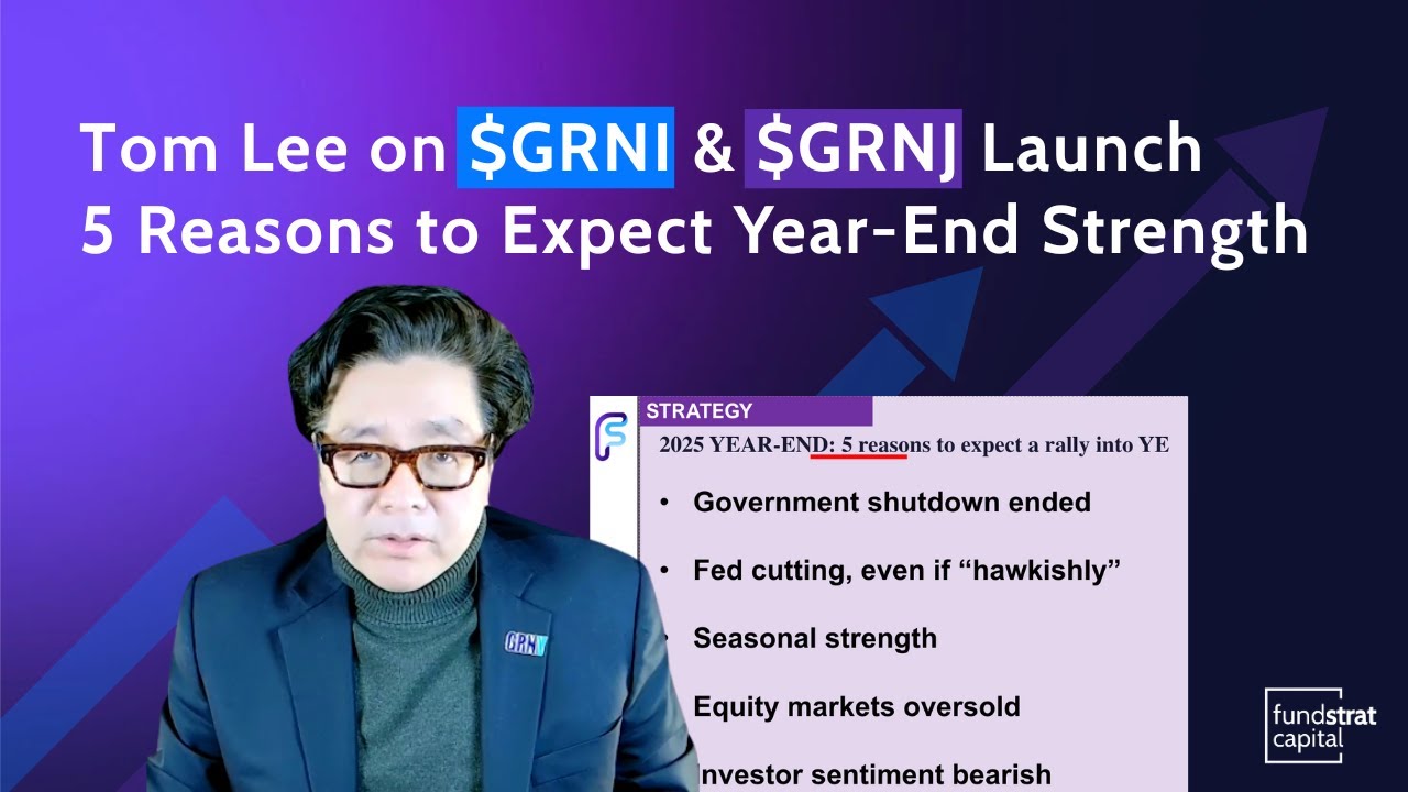 Том Ли о запуске $GRNI и $GRNJ | 5 причин ожидать роста к концу года