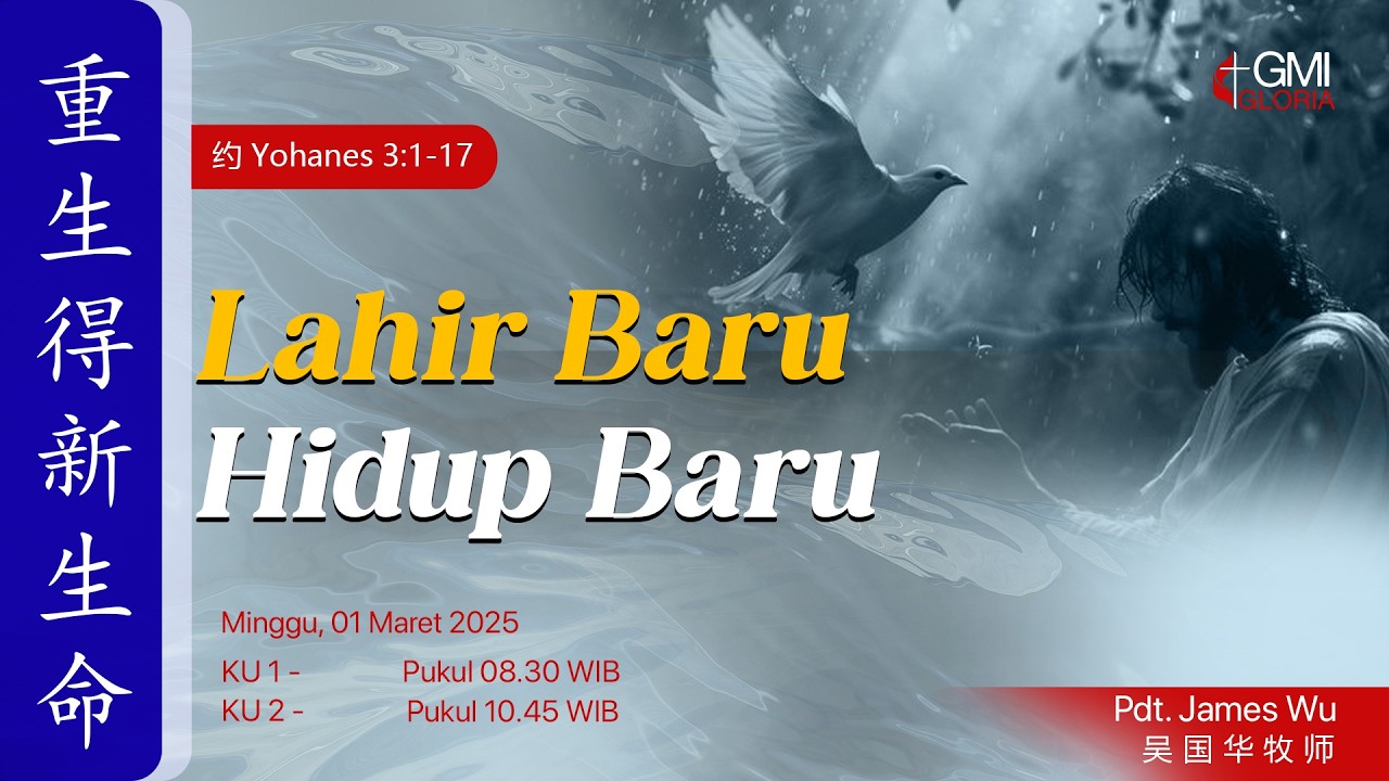 Ibadah Online 1 Maret 2026 | GMI Gloria - Lahir Baru Hidup Baru