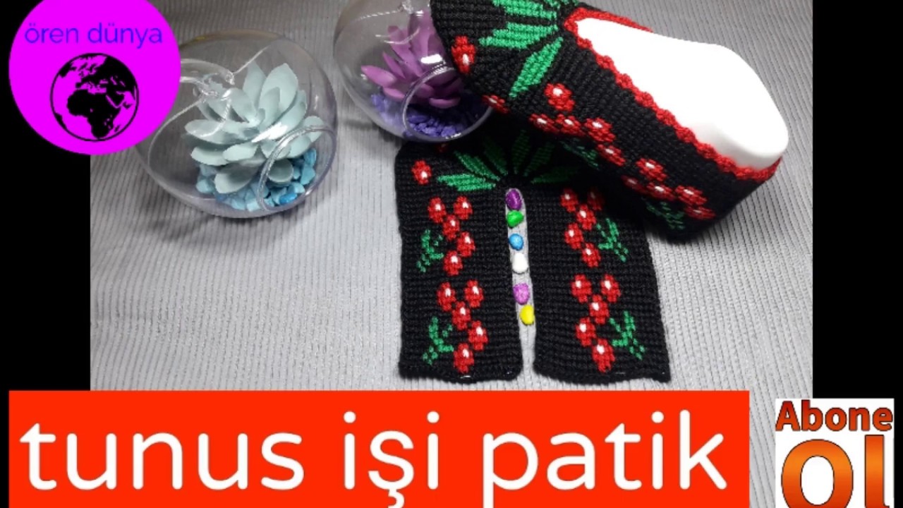 #tunusiş,#patik,#üzüm,#deseni, tunus işi üzüm desenli patik yapımı,anlatımlı video