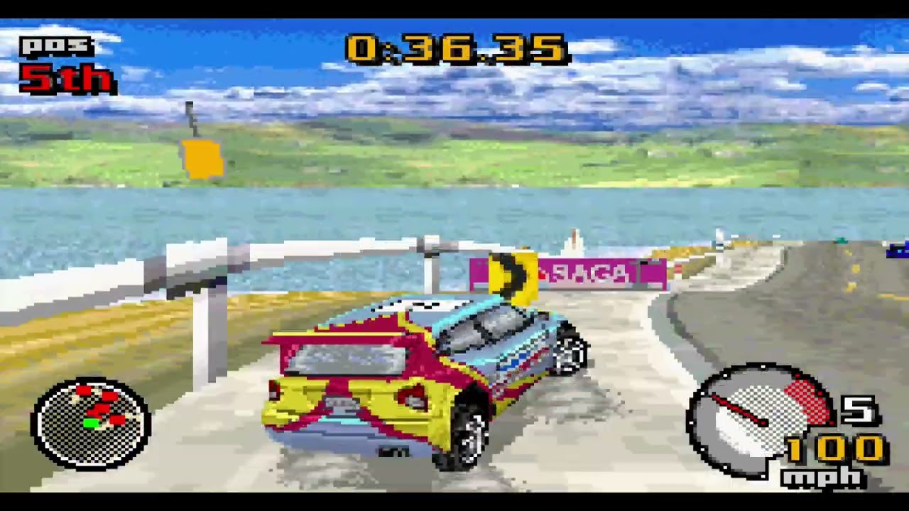 Top Gear Rally 頂級拉力賽車(GBA) - Amateur League World 9 Ocean Road Stage 1-3
