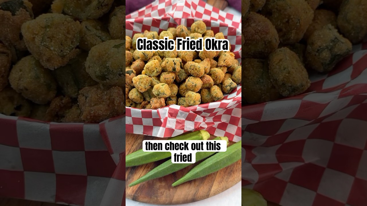 Classic Fried Okra with no slimey stuff! This is a Southern soul food staple! #summeronshorts