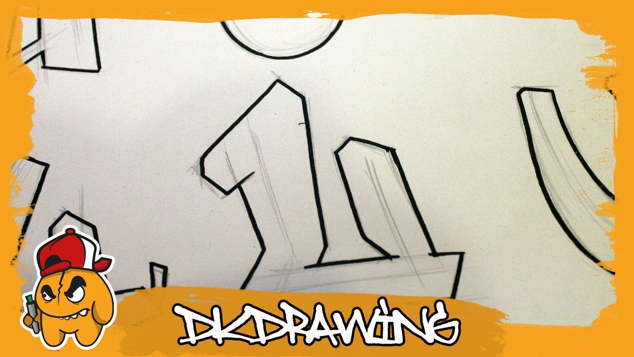 Graffiti Alphabets Letter U - Buchstabe U - Letra U