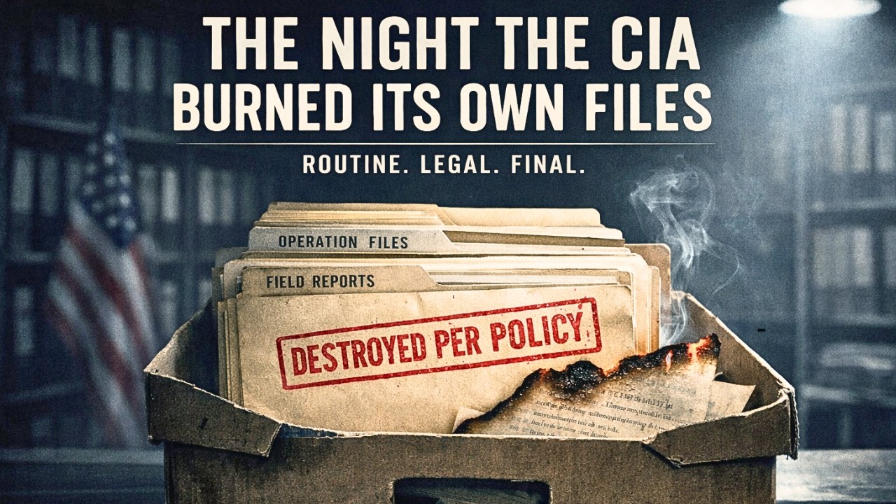 The Night the CIA Burned Its Own Files