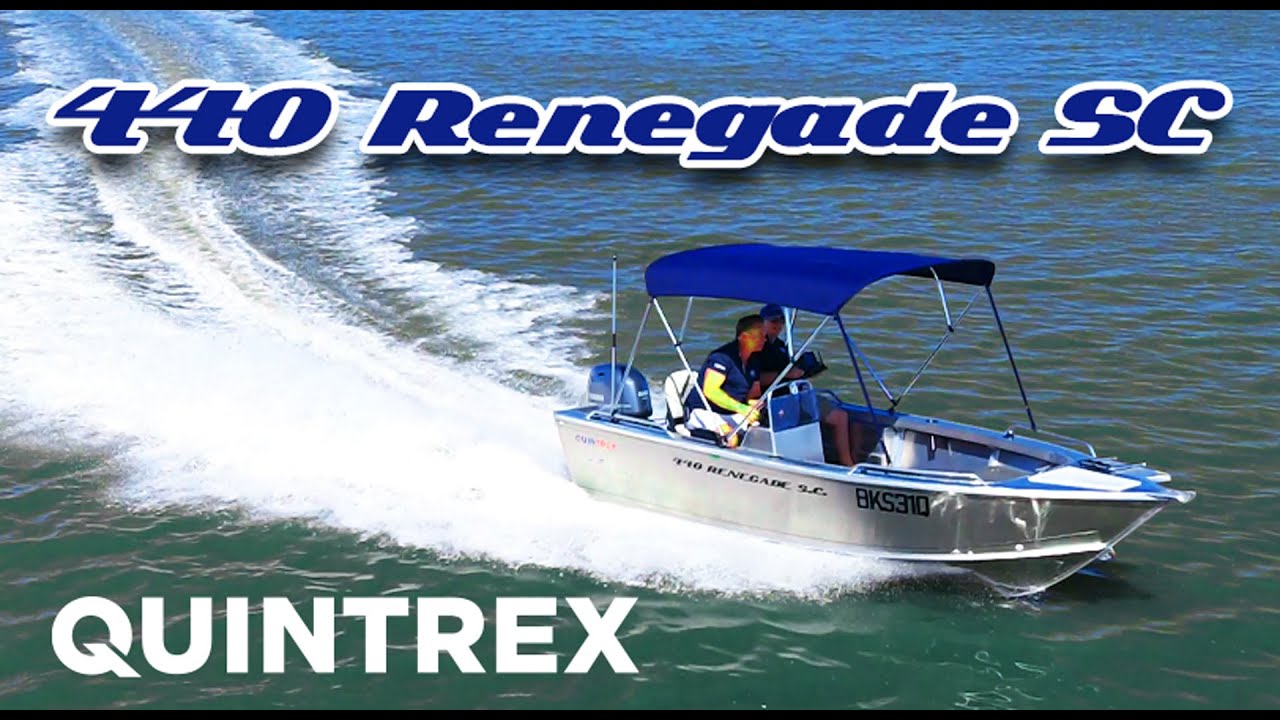 Quintrex 440 Renegade SC — создан для исследования