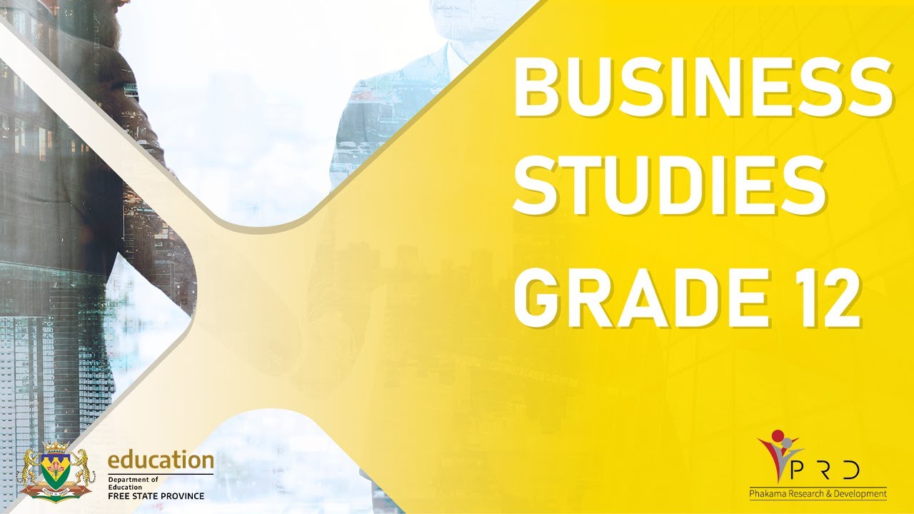 29 OCTOBER 2024 15:30 - 17:00  BUSINESS STUDIES PAPER 2 GRADE 12
