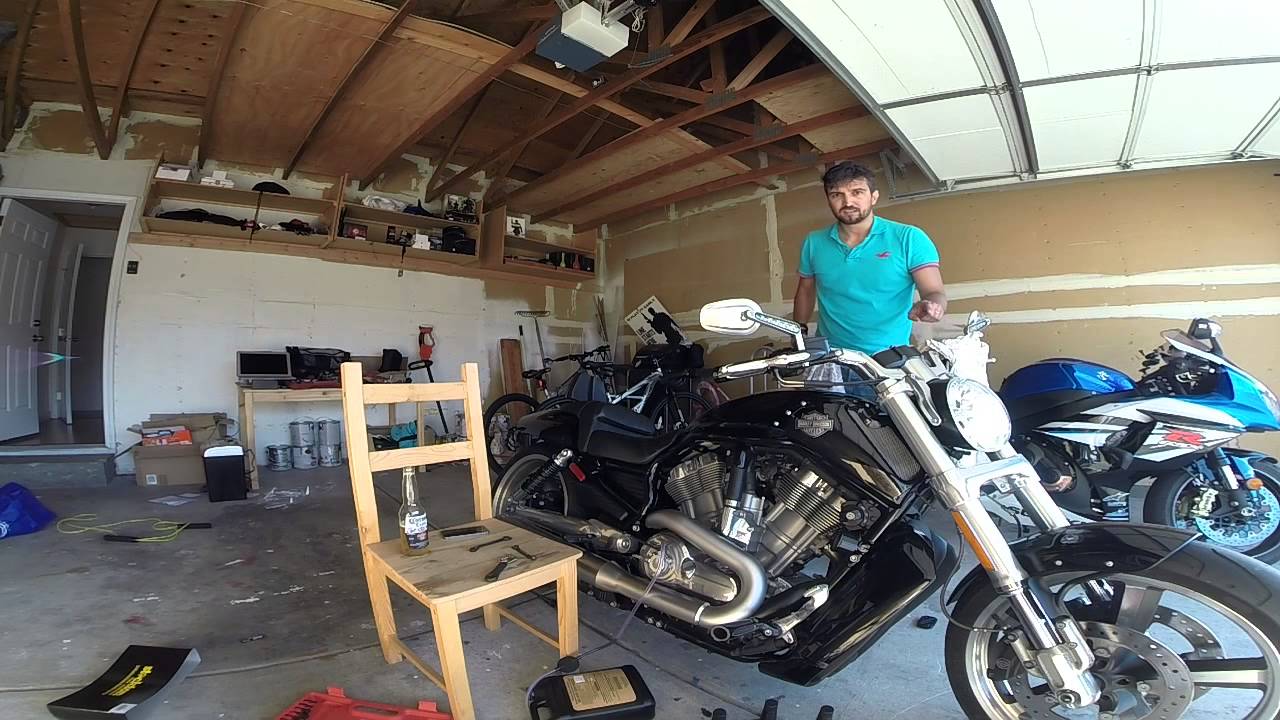 Замена жидкостного сцепления на Harley Davidson V Rod