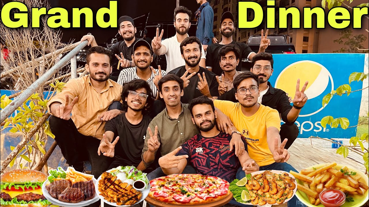 Babu Ne Dia Aj Pori Team Ko Grand Dinner 💕