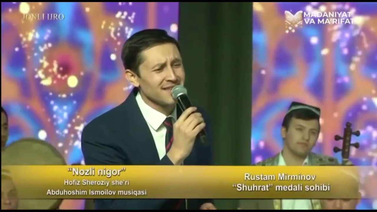 NOZLI Nigor Abduhoshim Ismoilov Musiqasi Saʼdiy Sheroziy soʻzi Rustamjon Mirminov ijrosida